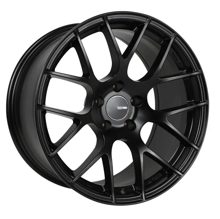 Enkei Raijin 18×8 45mm Offset 5×100 Bolt Pattern Matte Black Wheel