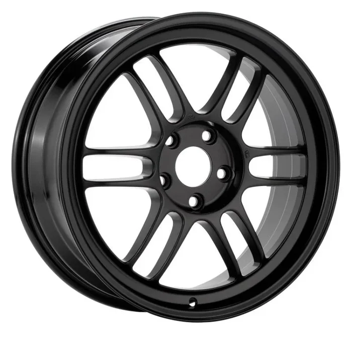 Enkei RPF1 17×8 5×100 45mm Offset 73mm Bore Matte Black Wheel 02-10 WRX & 04 STI19.9 lb
