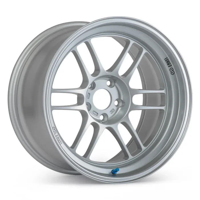 Enkei RPF1RS 18×10.5 5×114.3 10mm Offset 75mm Bore Silver Wheel23.3 lb