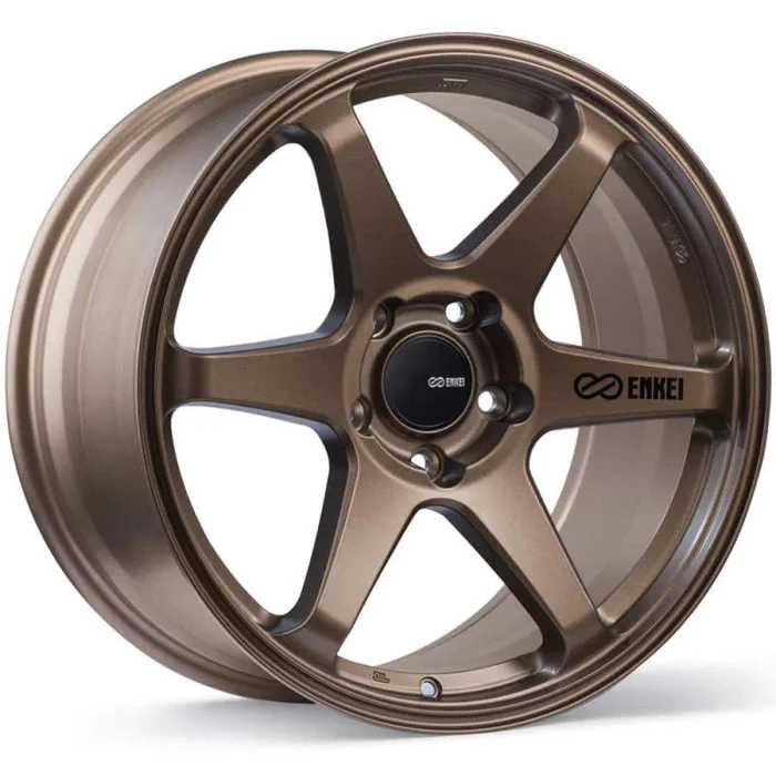 Enkei T6R 18×8 45mm Offset 5×100 Bolt Pattern 72.6 Bore Matte Bronze Wheel