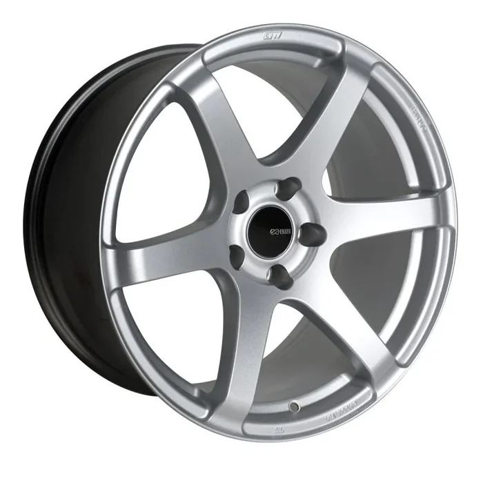 Enkei T6S 18×9.5 30mm Offset 5×114.3 Bolt Pattern 72.6 Bore Matte Silver Wheel