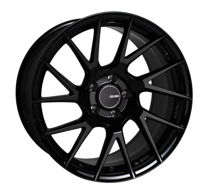 Enkei TM7 17×9 5×114.3 35mm Offset 72.60 Bore Black Wheel