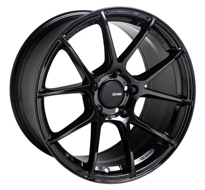 Enkei TS-V 18×9.5 5×114.3 38mm Offset 72.6mm Bore Gloss Black Wheel24.0 lb