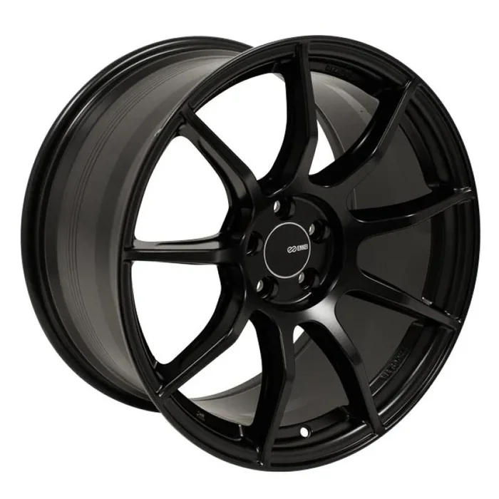 Enkei TS9 17×8 5×100 45mm offset 72.6mm Bore Black Paint