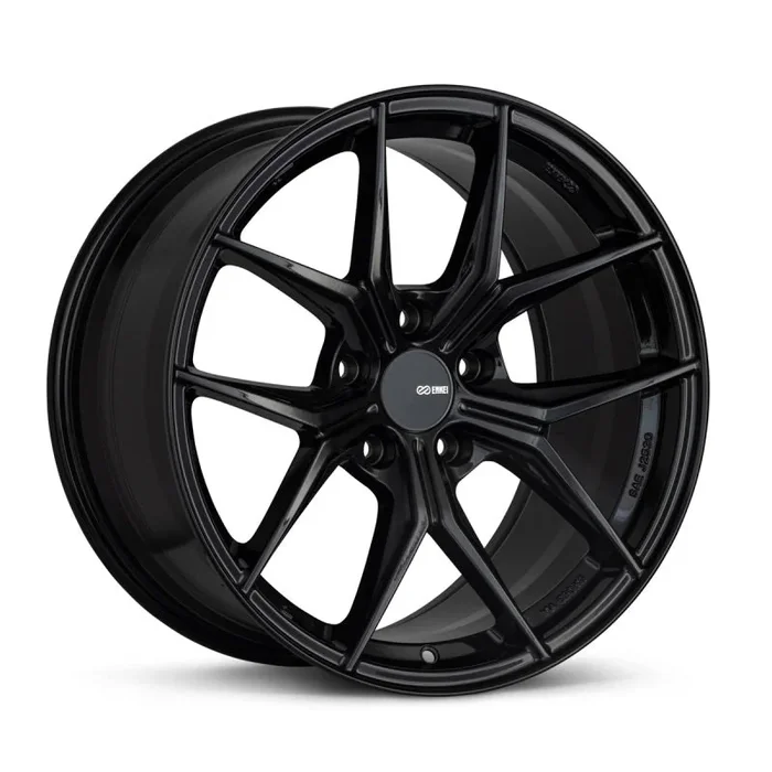 Enkei TSR-X 18×8.5 38mm Offset 5×114.3 BK 72.6mm Bore Gloss Black24.7 lb