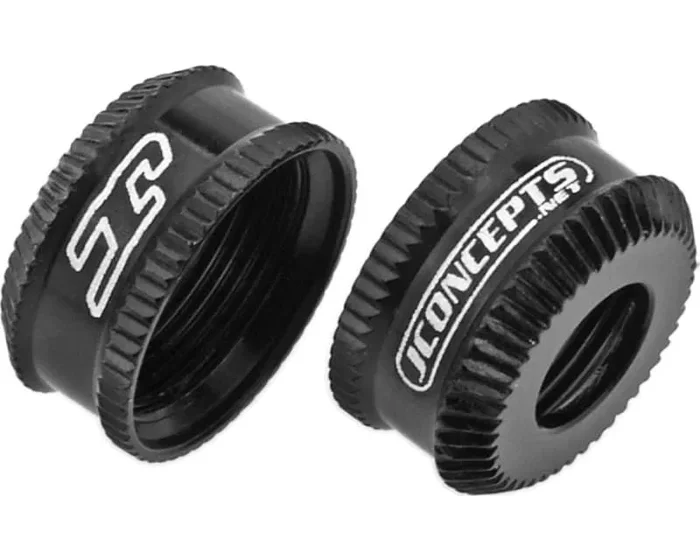 Fin VCS Shock Bottom Cap Black 2 pieces