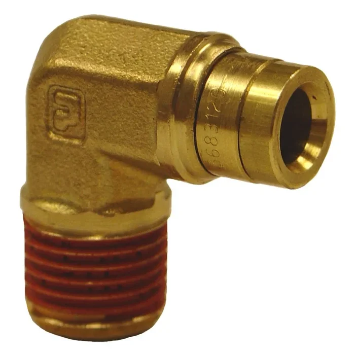 Firestone Male 1/4in. Push-Lock x 1/4in. NPT 90 Degree Elbow Air Fitting – 2 Pack (WR17603462)0.15 lb