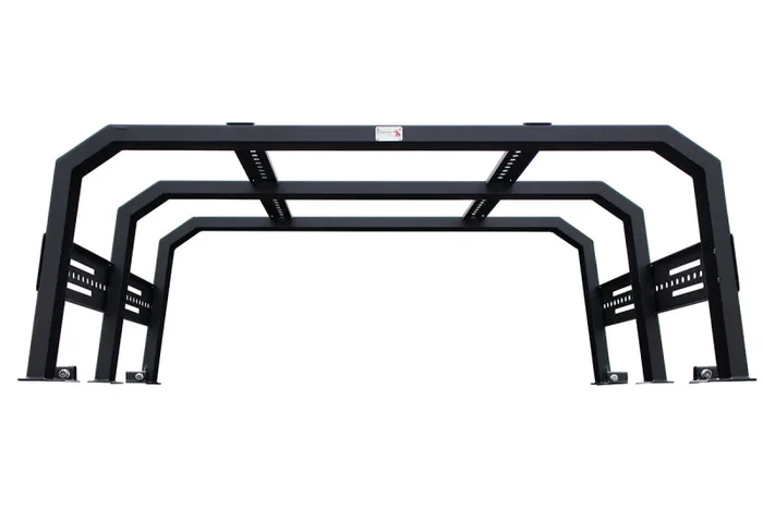 Fishbone Offroad 20+ Jeep Gladiator Bed Rack Full Tackle Rack – Black Powdercoat