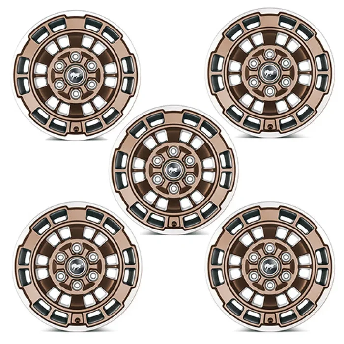 Ford Racing 21-23 Bronco 17×8.5 Wheel Kit – Sinister Bronze