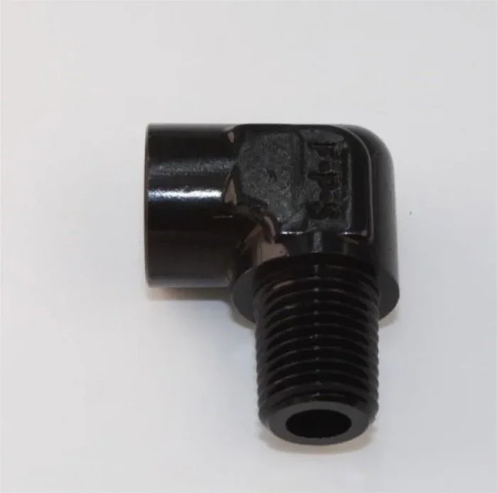 Fragola 1/8 Pipe 90 Degree Elbow Male/Female – Black0.02 lb