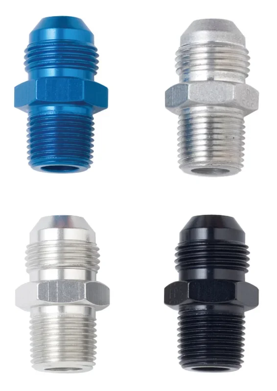 Fragola -10AN x 1/2 NPT Straight Adapter – Black0.06 lb