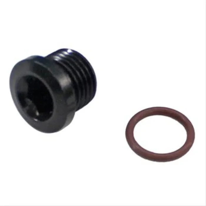 Fragola -12AN (1 1/16-12) Socket Hex Port Plug – Black0.05 lb