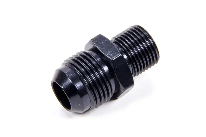 Fragola Straight Adapter Fitting #10 x 18mm x 1.50 Black