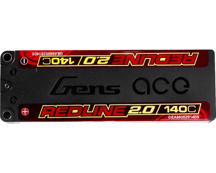 Gens ace Redline 2.0 6600mAh 2S 140C 7.6V HV hardcase Lipo Batte