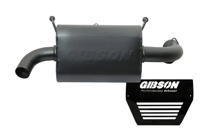 Gibson 16-18 Polaris RZR XP Turbo EPS Base 2.25in Single Exhaust – Black Ceramic