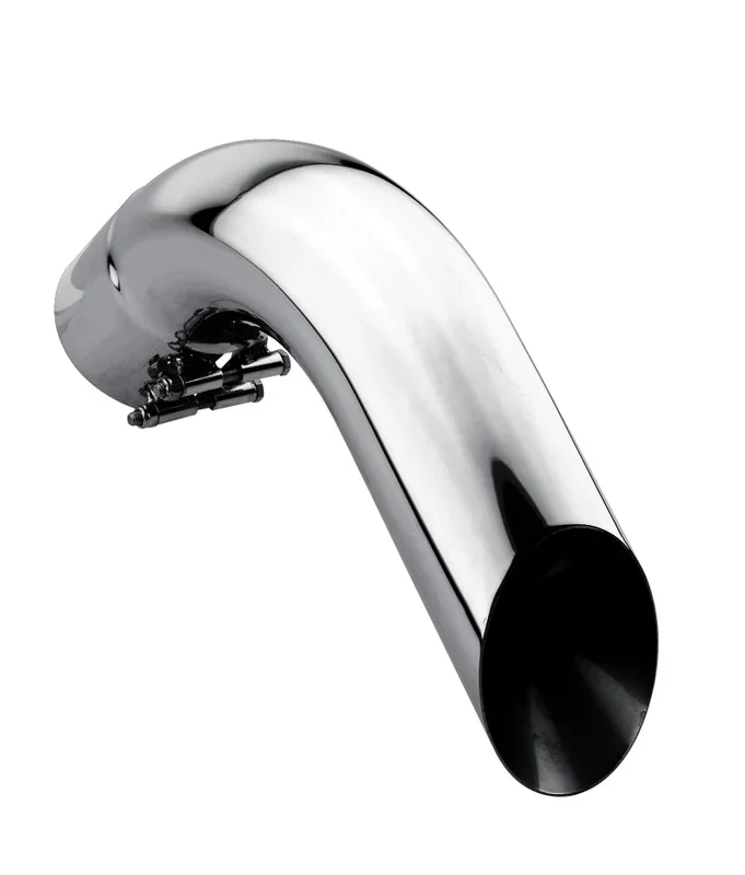 Gibson Marine Turn Down Slash-Cut Tip (Pair) – 4in Inlet/11in Length – Stainless