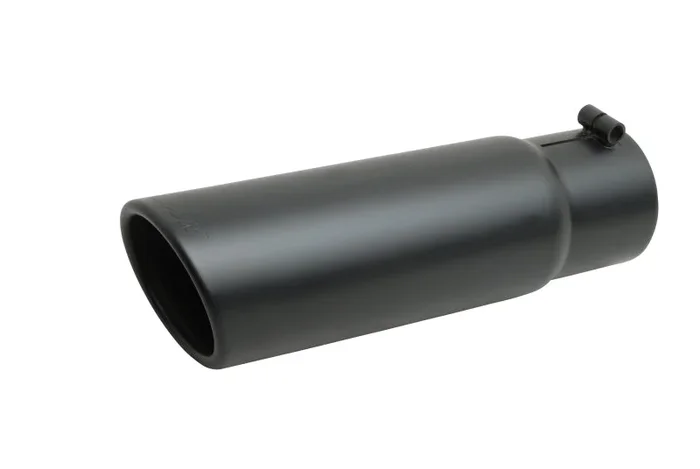 Gibson Rolled Edge Angle-Cut Tip – 4in OD/3.5in Inlet/12in Length – Black Ceramic2.8 lb