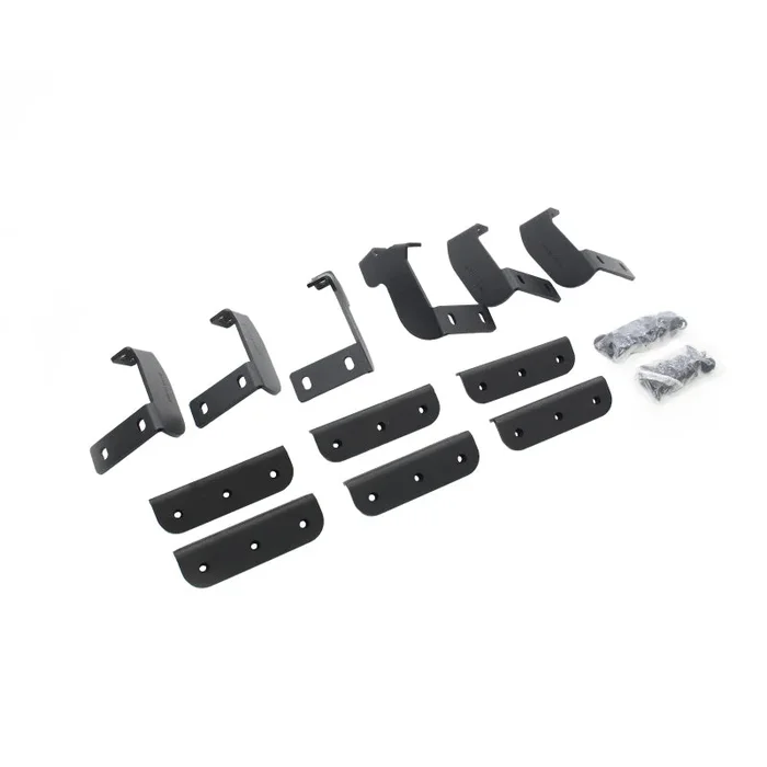 Go Rhino 2022 Toyota Tundra Crew Max Brackets for Dominator Extreme SideSteps – Tex. Black