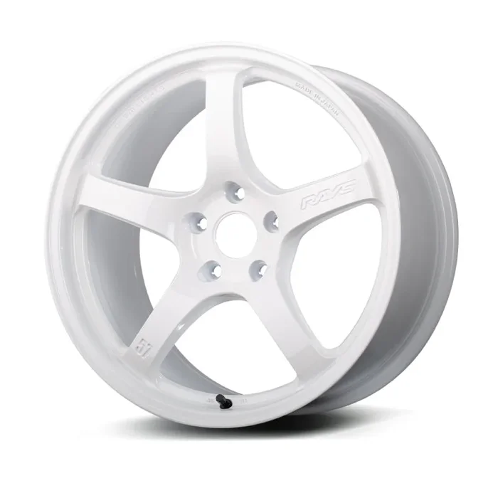 Gram Lights 57CR 18×9.5 +38 5×100 Ceramic White Pearl Wheel26.2 lb