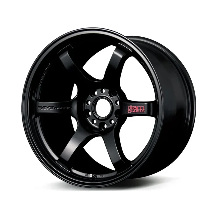 Gram Lights 57DR 18×10.5 +12 5-114.3 Semi Gloss Black Wheel