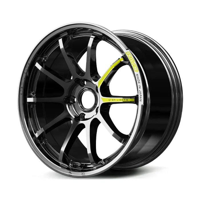 Gram Lights 57NR Limited Edition 19X9.5 +45 5-120 Rays Black Metal Coat (RB)