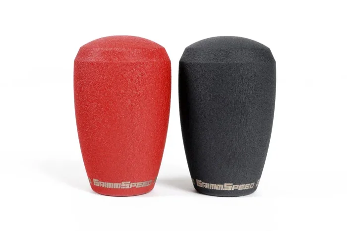 GrimmSpeed Shift Knob Stainless Steel – Subaru 5 Speed and 6 Speed Manual Transmission – Red