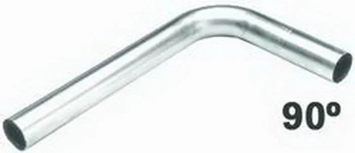 Hedman 90 Bend Mild Steel 1.625 x 2.5in Radius 18 Gauge