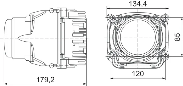 Hella 90mm Bi-LED High – Low Beam 2nd Gen (SAE) Module