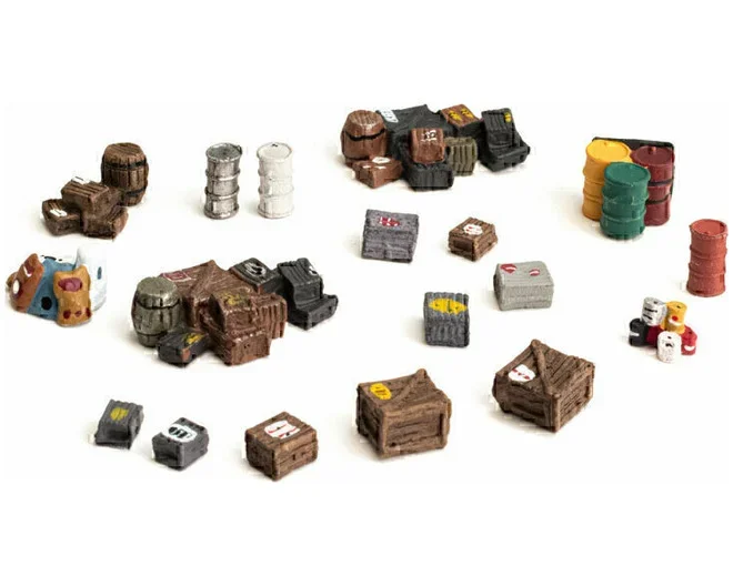 HO Assorted Crates