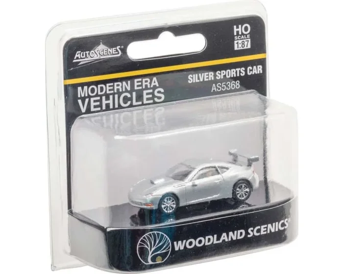 HO Silver Sports Car