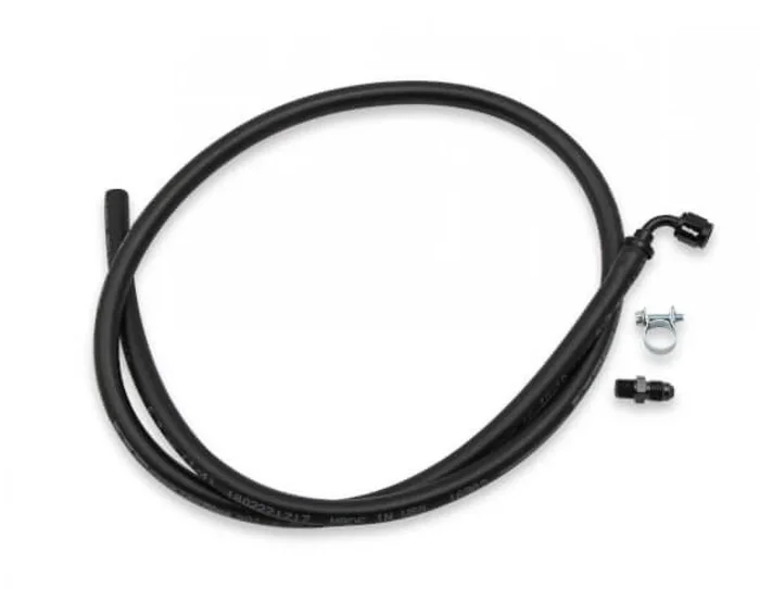 Holley LS Steam Tube Kit w/ Black Push-On Hose