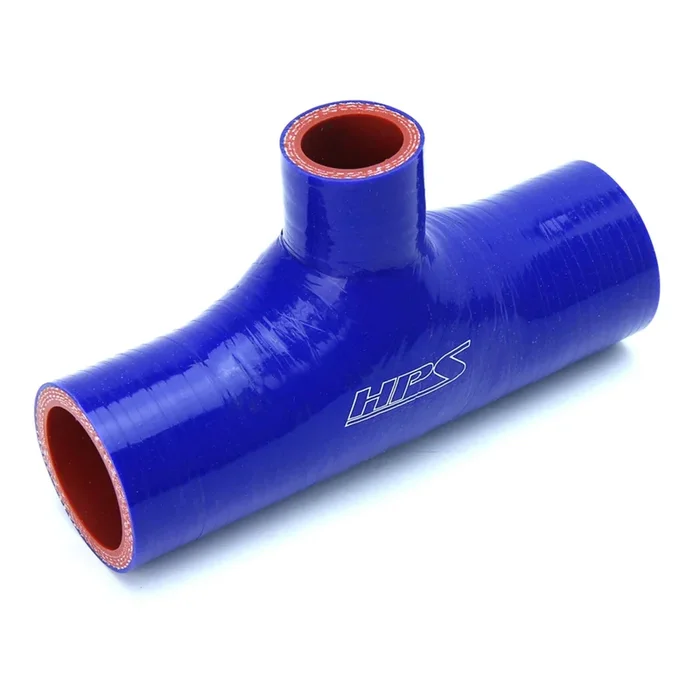 HPS 1-5/8″ ID , 1″ ID branch Blue Silicone Coupler Coolant T Hose Tee Adapter