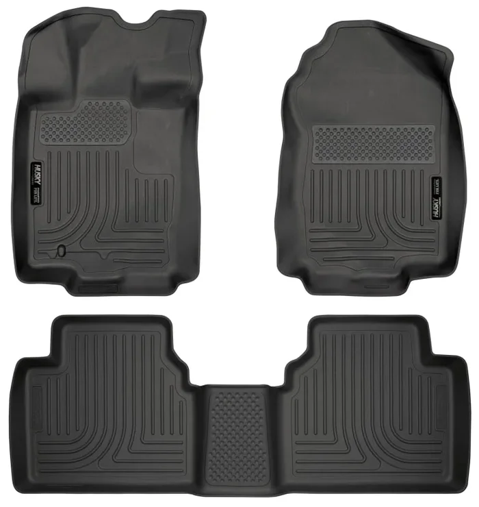Husky Liners 10-12 Ford Fusion/Lincoln MKZ (FWD) WeatherBeater Combo Black Floor Liners10.0 lb