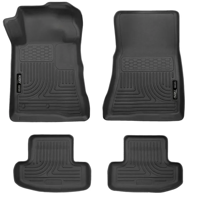 Husky Liners 10-12 Ford Mustang WeatherBeater Combo Black Floor Liners8.2 lb