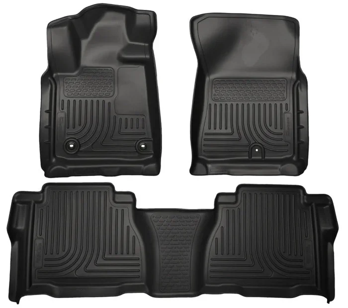Husky Liners 12-13 Toyota Tundra Weatherbeater Black Front & 2nd Seat Floor Liners13.2 lb