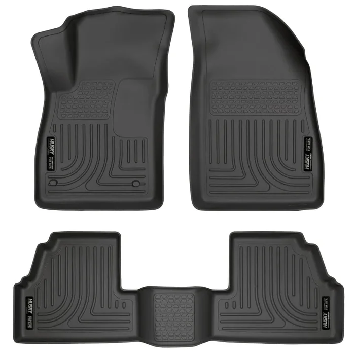 Husky Liners 13-14 Buick Encore WeatherBeater Black Front/2nd Row Floor Liners8.5 lb