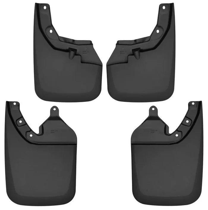 Husky Liners 16-22 Toyota Tacoma w/ OE Fender Flares Front and Rear Mud Guards – Black