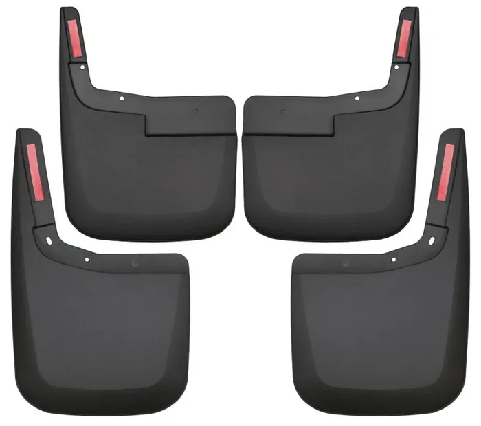 Husky Liners 2015-2017 Ford F-150 w/o Fender Flares Front and Rear Mud Guards – Black3.6 lb