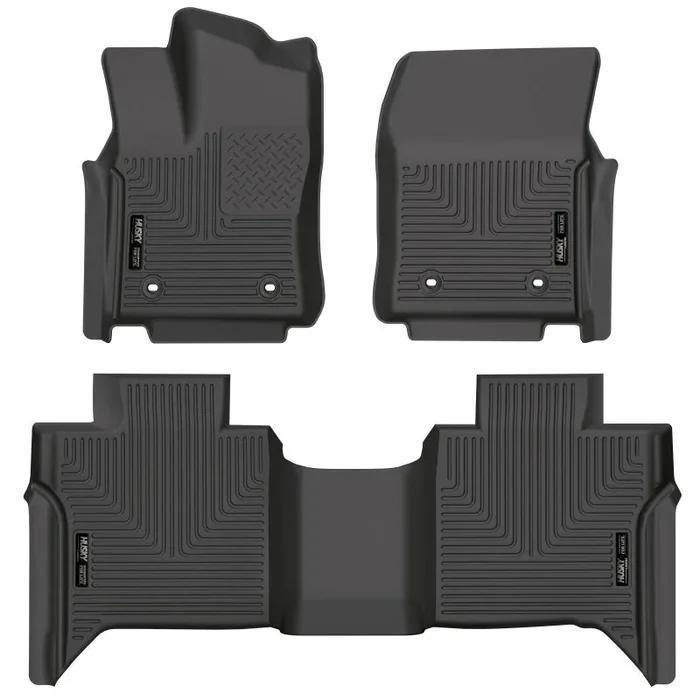 Husky Liners 2022 Toyota Tundra WeatherBeater CC CrewMax Front & 2nd Seat Floor Liner – Blk