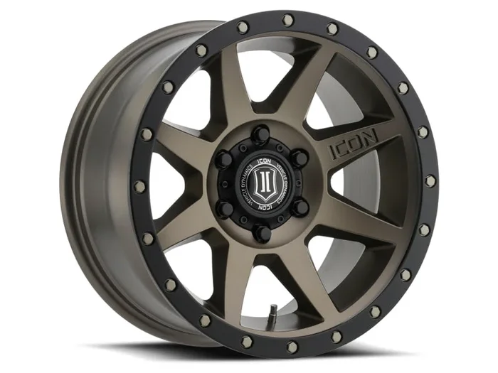 ICON Rebound 17×8.5 6×5.5 25mm Offset 5.75in BS 95.1mm Bore Bronze Wheel