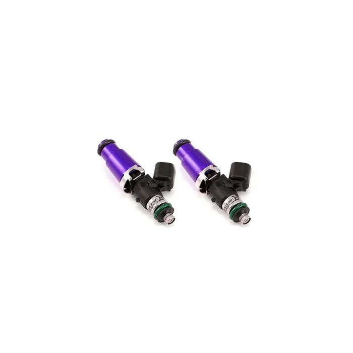 Injector Dynamics ID1050X Injectors – 60mm Length – 14mm Purple Top – 14mm Lower O-Ring (Set of 2)