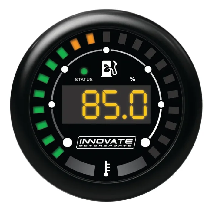 Innovate MTX-D Ethanol Content & Fuel Temp Complete Gauge Kit – Black Dial
