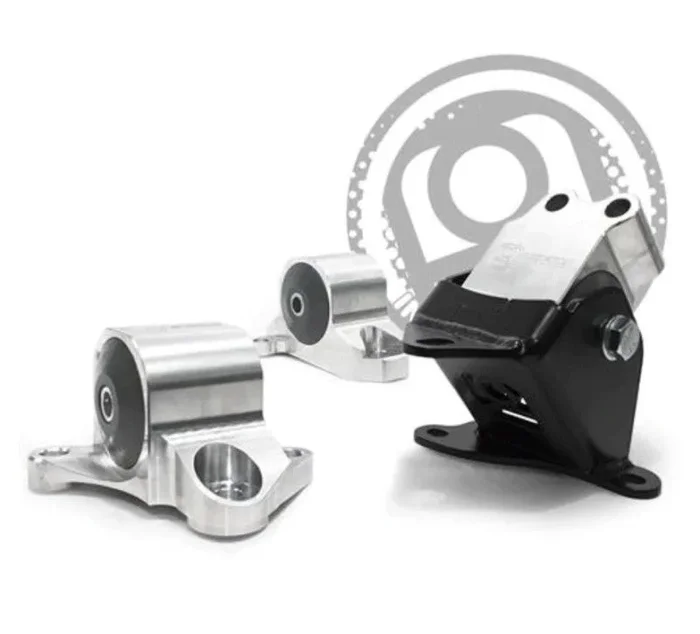 Innovative 96-00 Civic B/D Series Silver Aluminum Mounts 60A Bushings (3 Bolt)9.2 lb