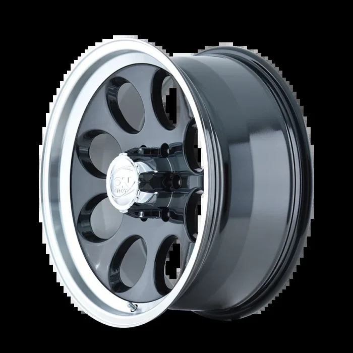 ION Type 171 18×9 / 5×127 BP / 0mm Offset / 83.82mm Hub Black/Machined Wheel