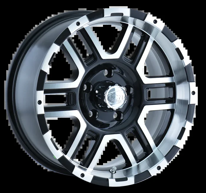 ION Type 179 16×8 / 5×114.3 BP / 10mm Offset / 83.82mm Hub Black/Machined Wheel