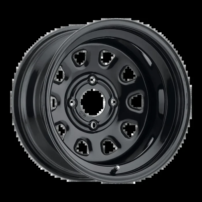 ITP Delta Steel 12×7 / 4×110 BP / 4+3 Offset Black Wheel14.1 lb