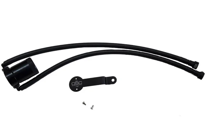 J&L 14-18 Chevy/GM Truck/SUV 5.3L V8 Driver Side Oil Separator 3.0 – Black Anodized