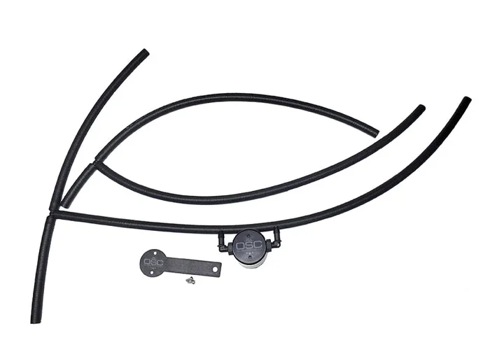 J&L 16-24 Nissan Titan 5.6L Passenger Side Oil Separator 3.0 – Black Anodized