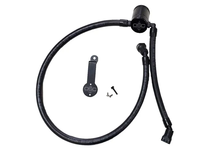 J&L 18-25 Jeep Wrangler JL 3.6L Driver Side Oil Separator 3.0 – Black Anodized