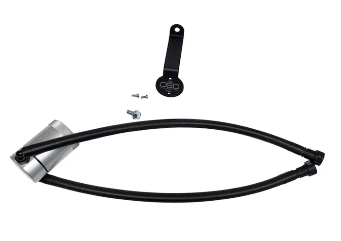 J&L 20-26 Chevy Silverado/GMC Sierra 2500/3500 6.6L Drivers Side Oil Separator 3.0 – Clear Anodi1.5 lb